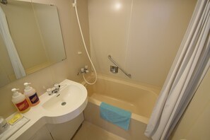 Twin Room, Smoking | Bathroom amenities | Combined shower/tub, free toiletries, hair dryer, slippers - ArC LIFESTYLE SPACE & HOTEL (Mito)