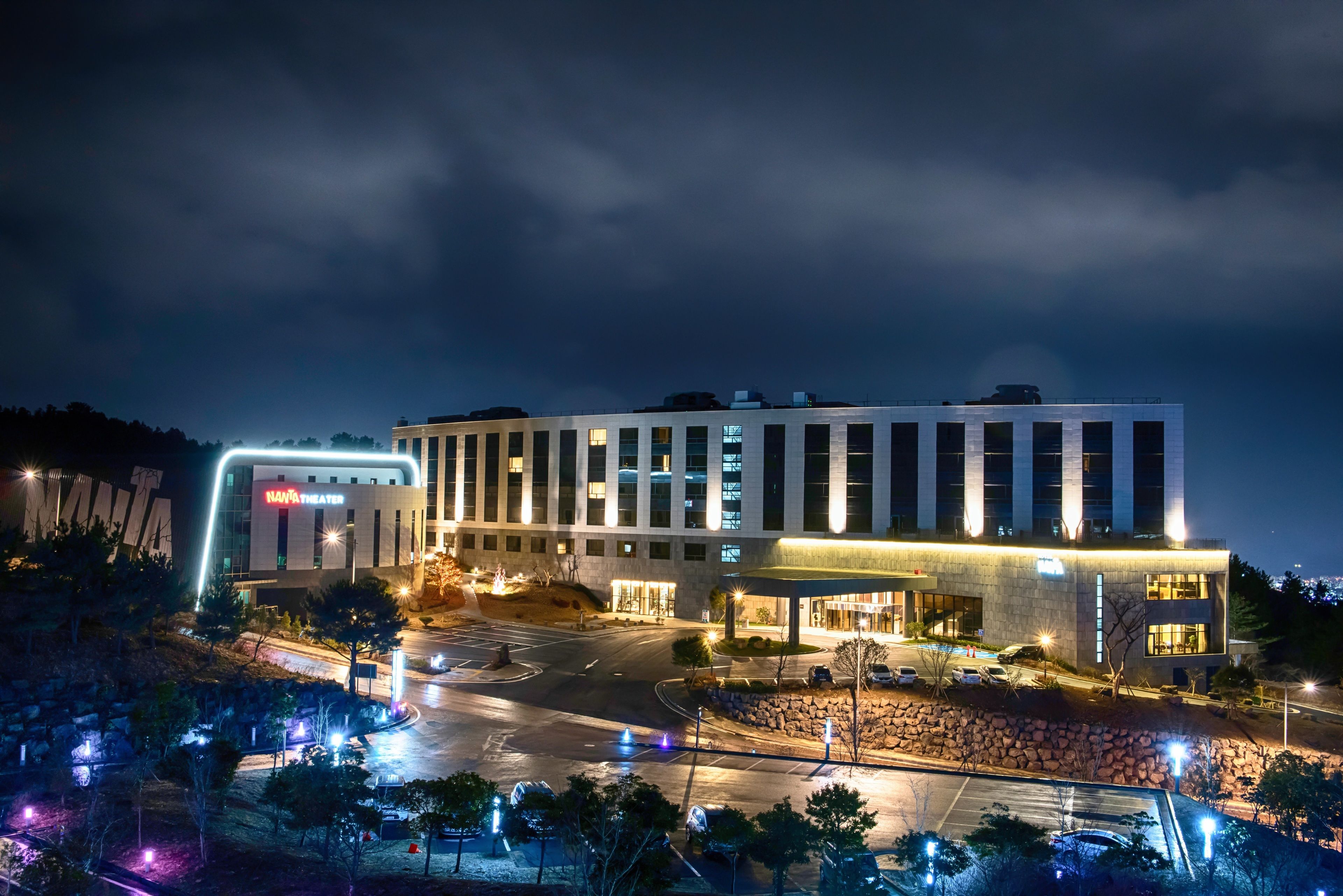 front of property – evening/night