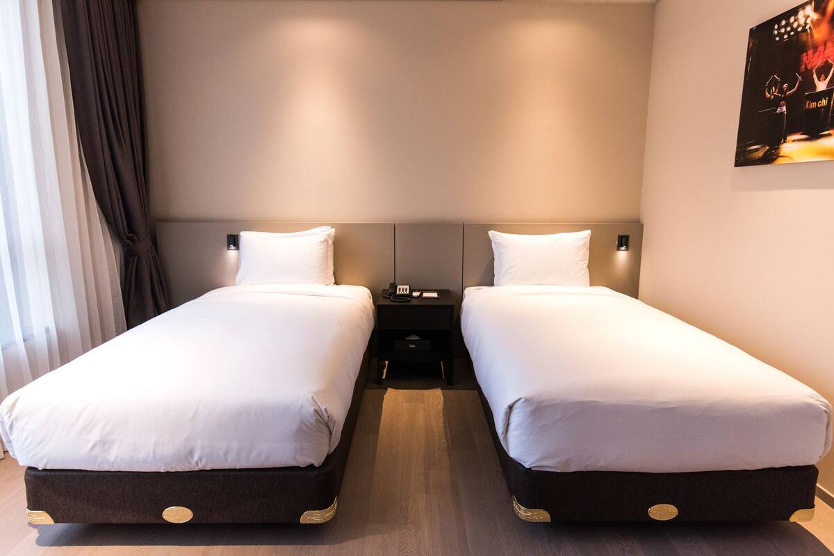 In-room safe, blackout curtains, soundproofing, free WiFi