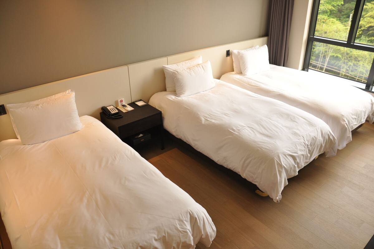 Deluxe Triple Room, 3 Single Beds | In-room safe, blackout curtains, soundproofing, free WiFi