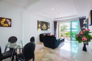 Family 2 Bedrooms Suite | Living area | LCD TV - Phuket Seaview Resotel (Rawai)