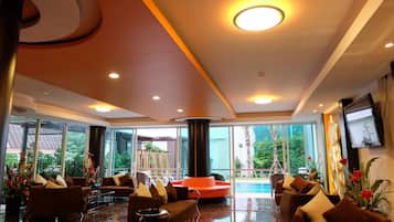 Sala de estar en el lobby