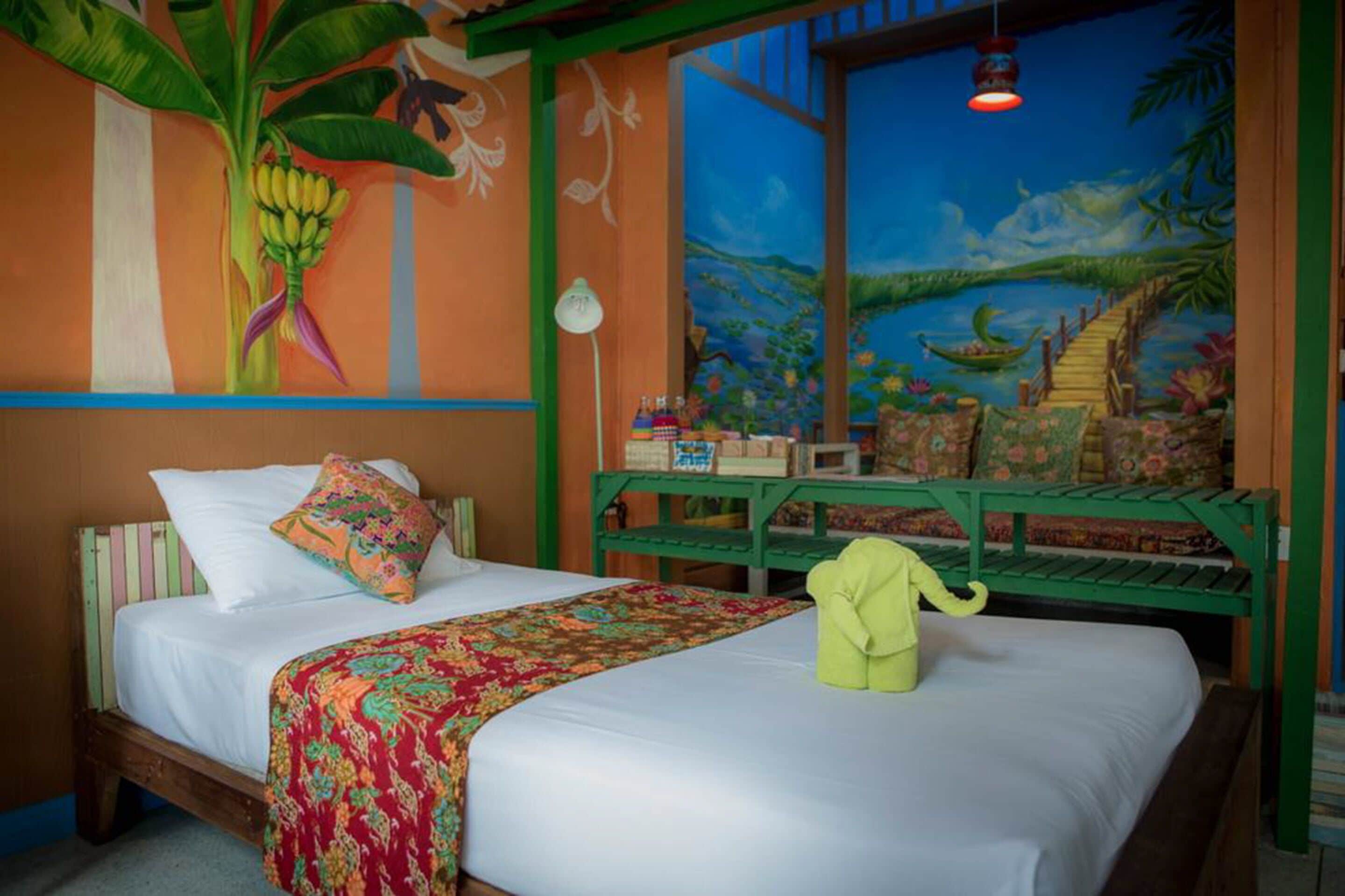 特色装修、特色家居、免费 WiFi、床单