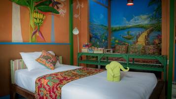 Individually decorated, individually furnished, free WiFi, bed sheets