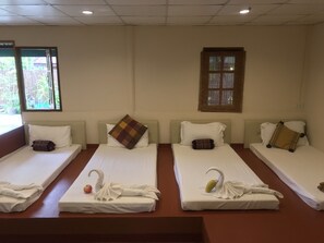 Family Room, Multiple Beds, Non Smoking, Refrigerator | In-room safe, desk, iron/ironing board, free WiFi