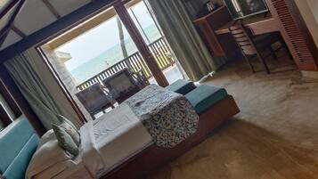 Down duvets, minibar, in-room safe, desk