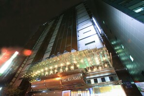 A hotel with a prominent sign reading "The Ace Hotel." - The Ace Hotel (Seoul)