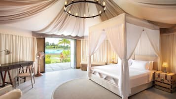 Tent, 1 King Bed with Sofa bed, Non Smoking, Pool View | Minibar, in-room safe, desk, blackout curtains