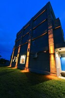 Front of property - evening/night