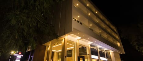 Front of property – evening/night