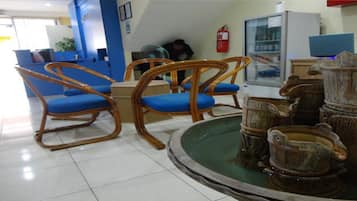 Sitteområde i lobbyen