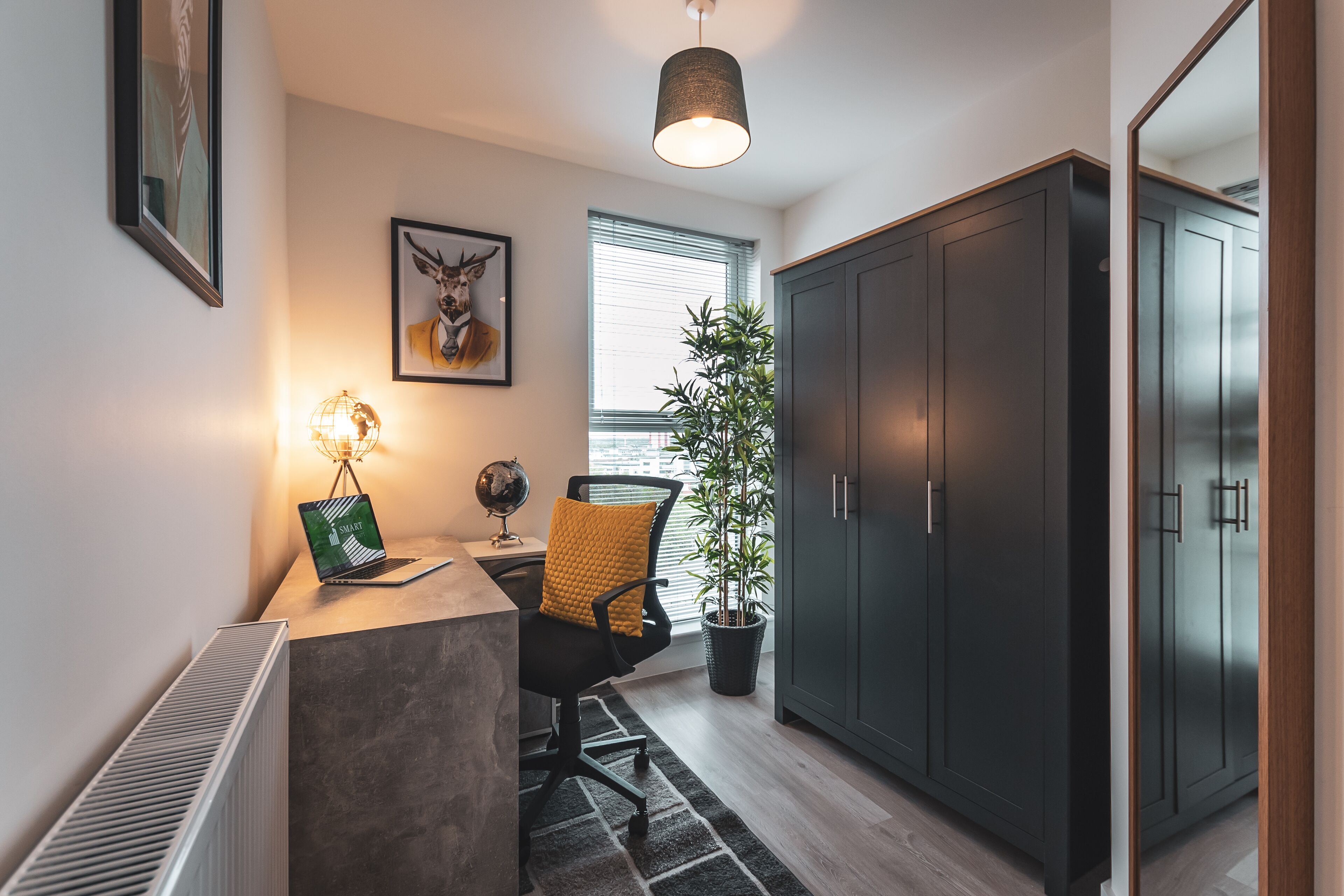 executive apartment, 2 bedrooms, city view | premium bedding, select comfort beds, individually decorated