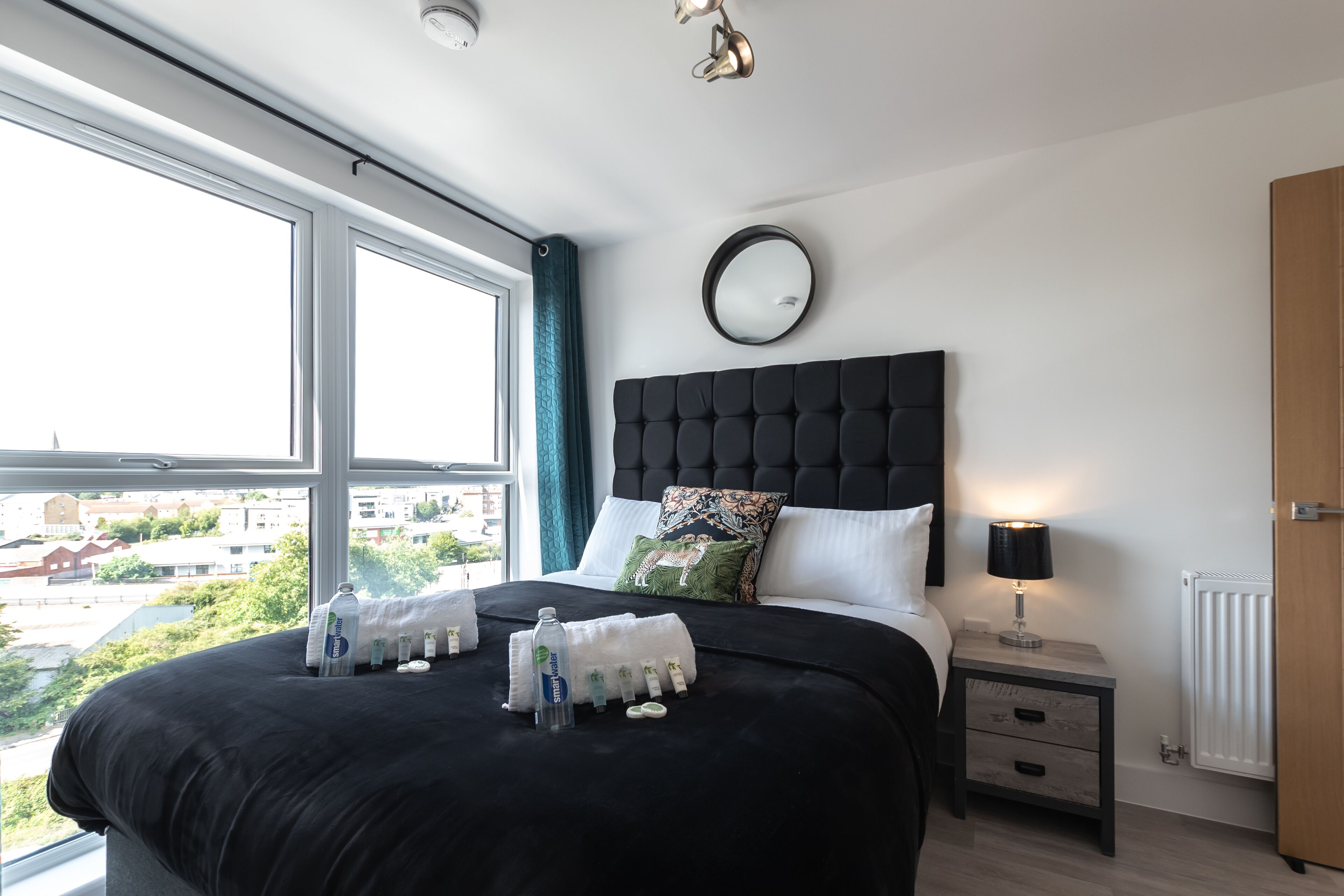 superior apartment, 2 bedrooms, city view | premium bedding, select comfort beds, individually decorated