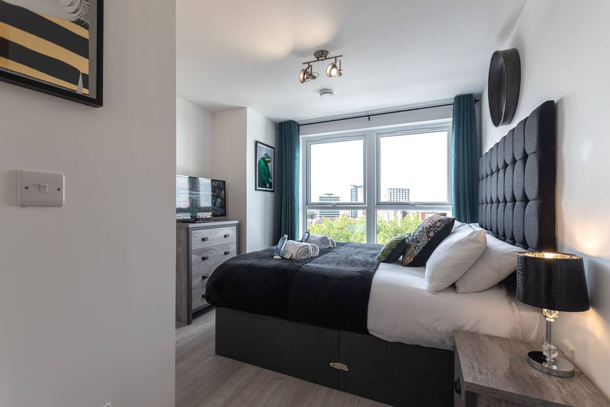 superior apartment, 2 bedrooms, city view | premium bedding, select comfort beds, individually decorated