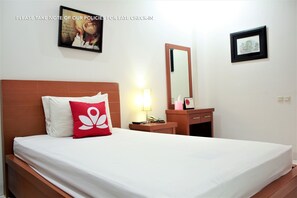 シングルルーム | デスク、WiFi (無料)、ベッドシーツ