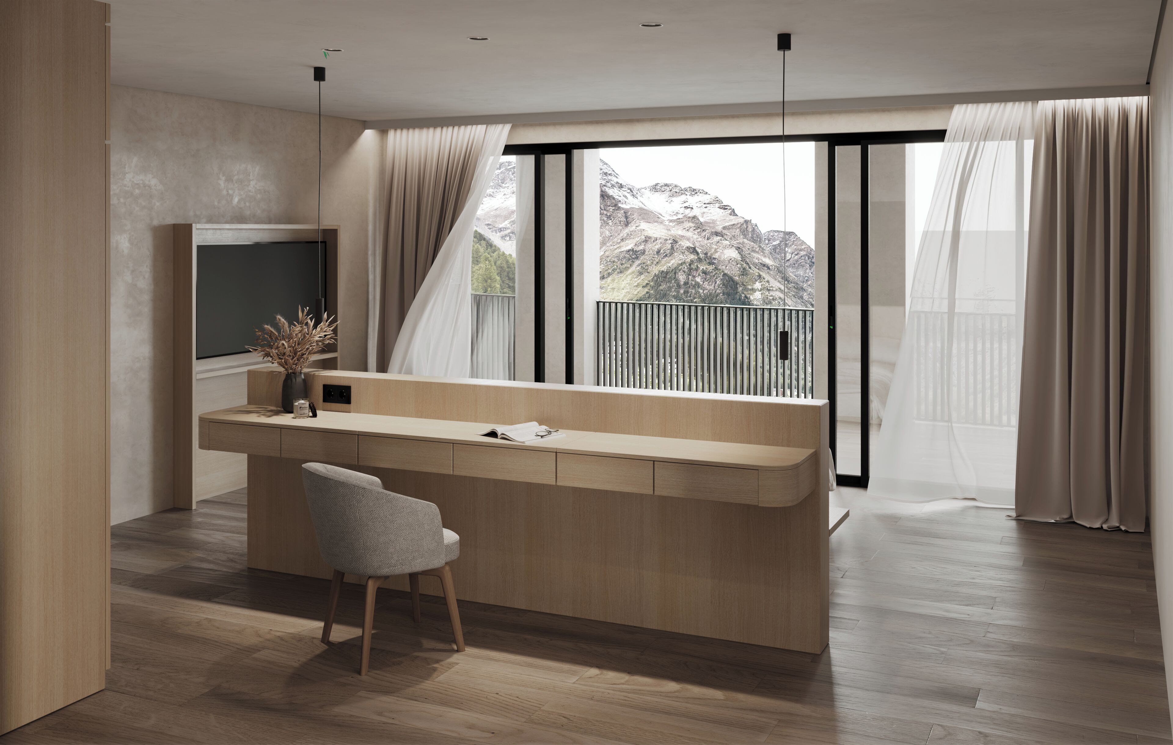 Payer Suite | Zimmersafe, individuell dekoriert, individuell eingerichtet