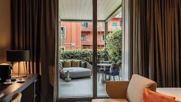 Camera Deluxe, 1 letto king, terrazzo | Terrazza/patio