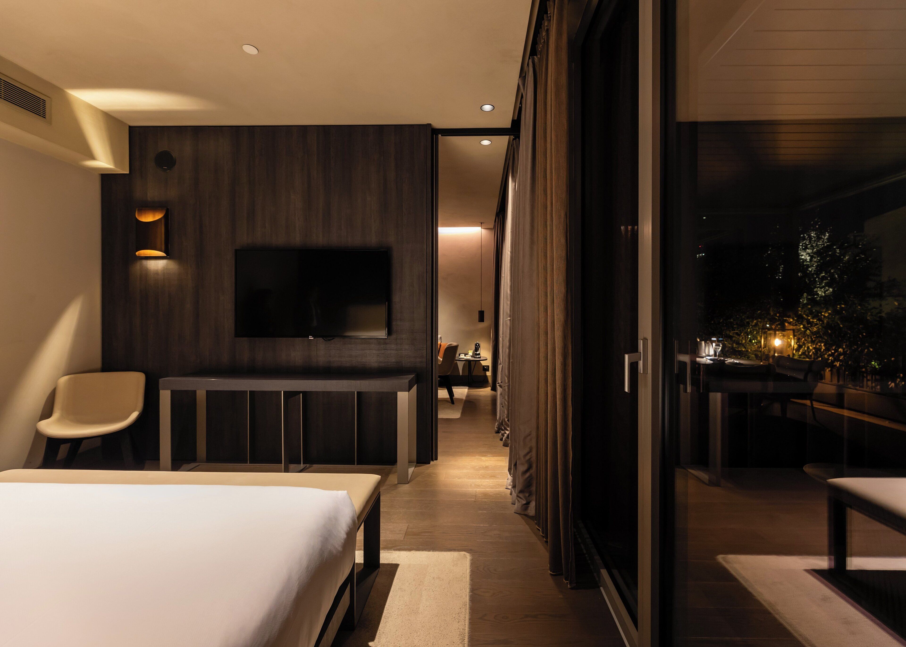 Suite Executive, terrazzo (Junior) | Biancheria da letto di alta qualità, minibar, una cassaforte in camera