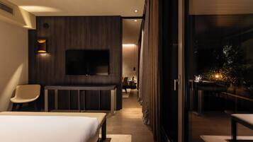 Suite Executive, terrazzo (Junior) | Biancheria da letto di alta qualità, minibar, una cassaforte in camera