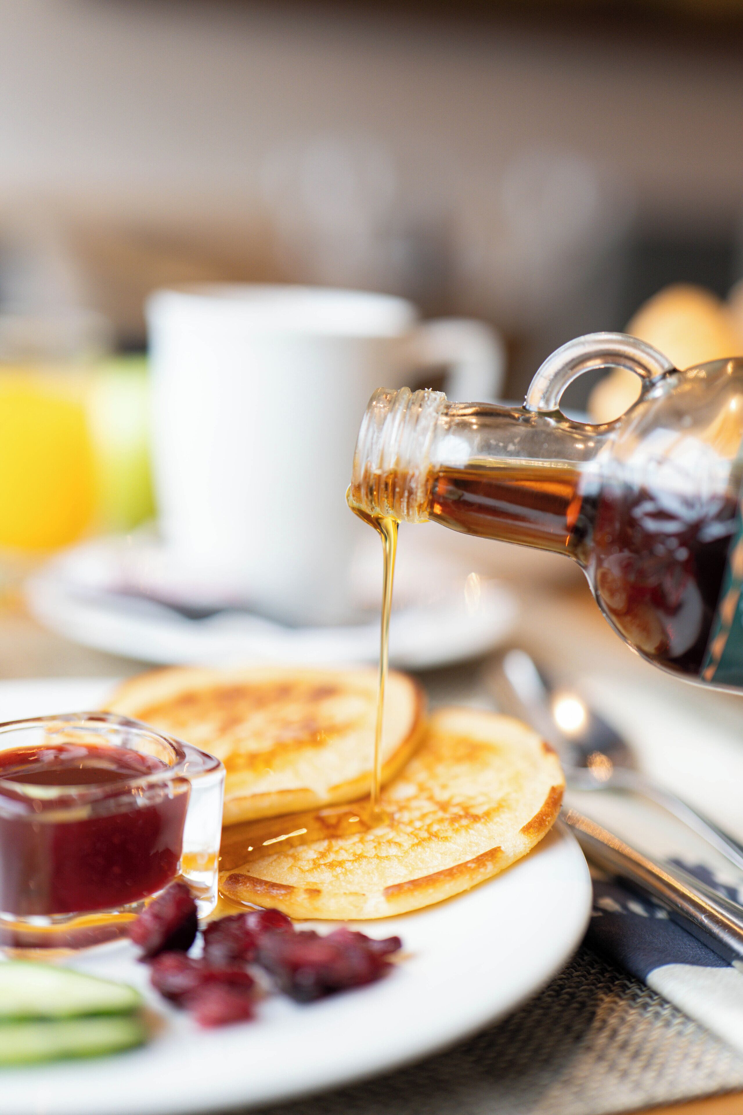 Free daily full breakfast