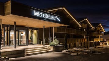 Front of property – evening/night