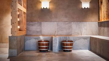 Turkish bath/hammam, hot stone massages, deep-tissue massages