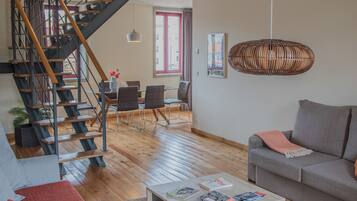 Apartment, 2 Bedrooms | Living area | Flat-screen TV