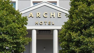 Voorkant van accommodatie