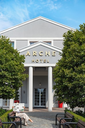 Façade de l’hébergement