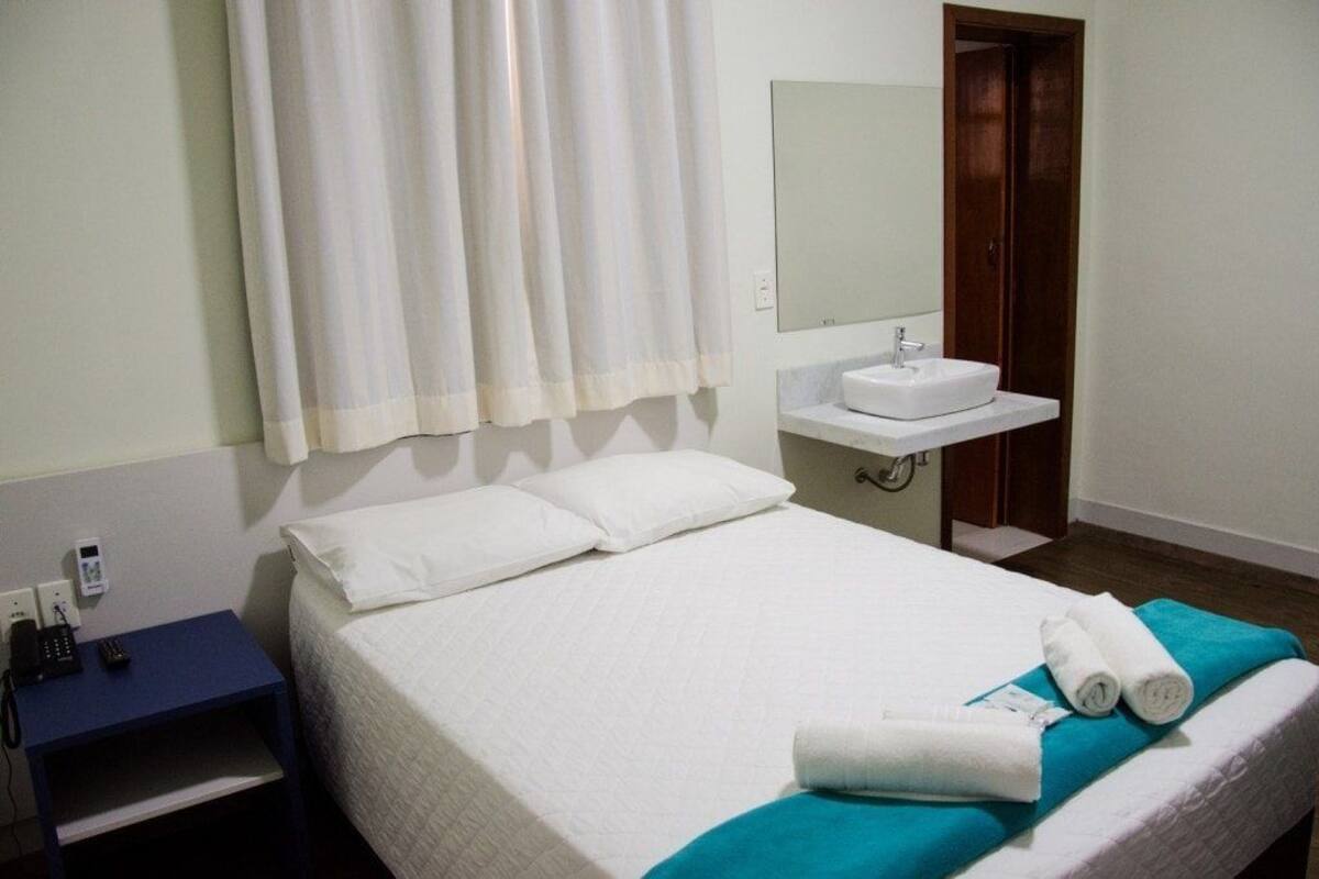 Double Room | Desk, blackout drapes, iron/ironing board (on request)