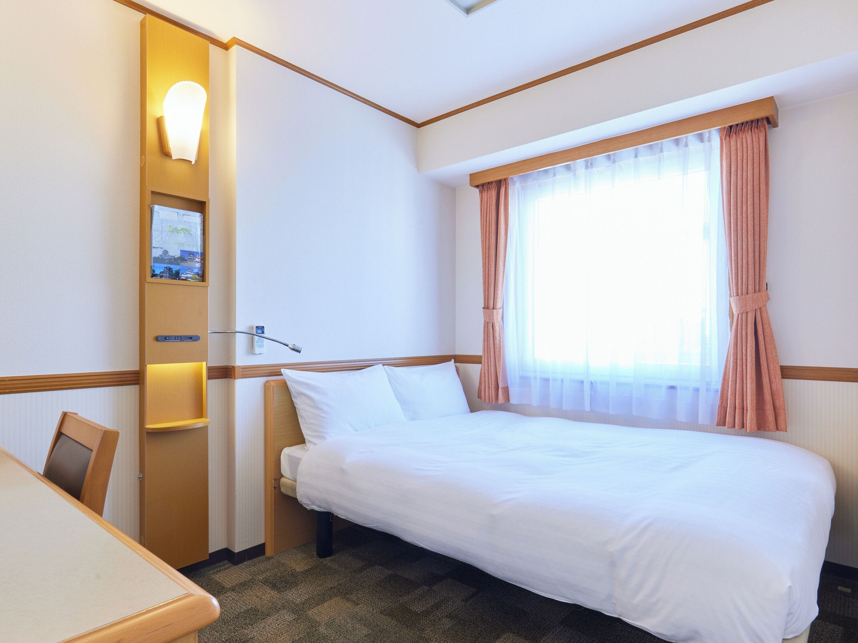 Desk, laptop workspace, blackout drapes, free WiFi