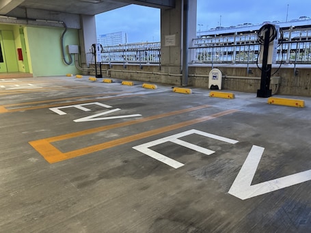 Self parking (JPY 1000 per day). Toyoko Inn Chubu International Airport No.1