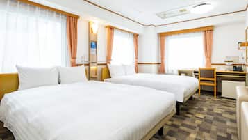 Desk, blackout drapes, free WiFi, bed sheets