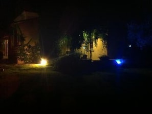 Front of property – evening/night