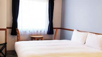 Desk, blackout curtains, iron/ironing board, free WiFi