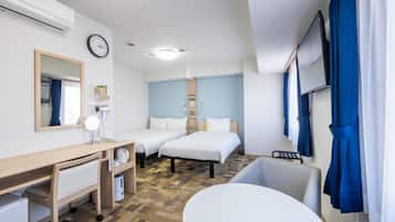 Chambre Deluxe avec lits jumeaux, non-fumeurs | Bureau, espace de travail pour ordinateur portable, Wi-Fi gratuit