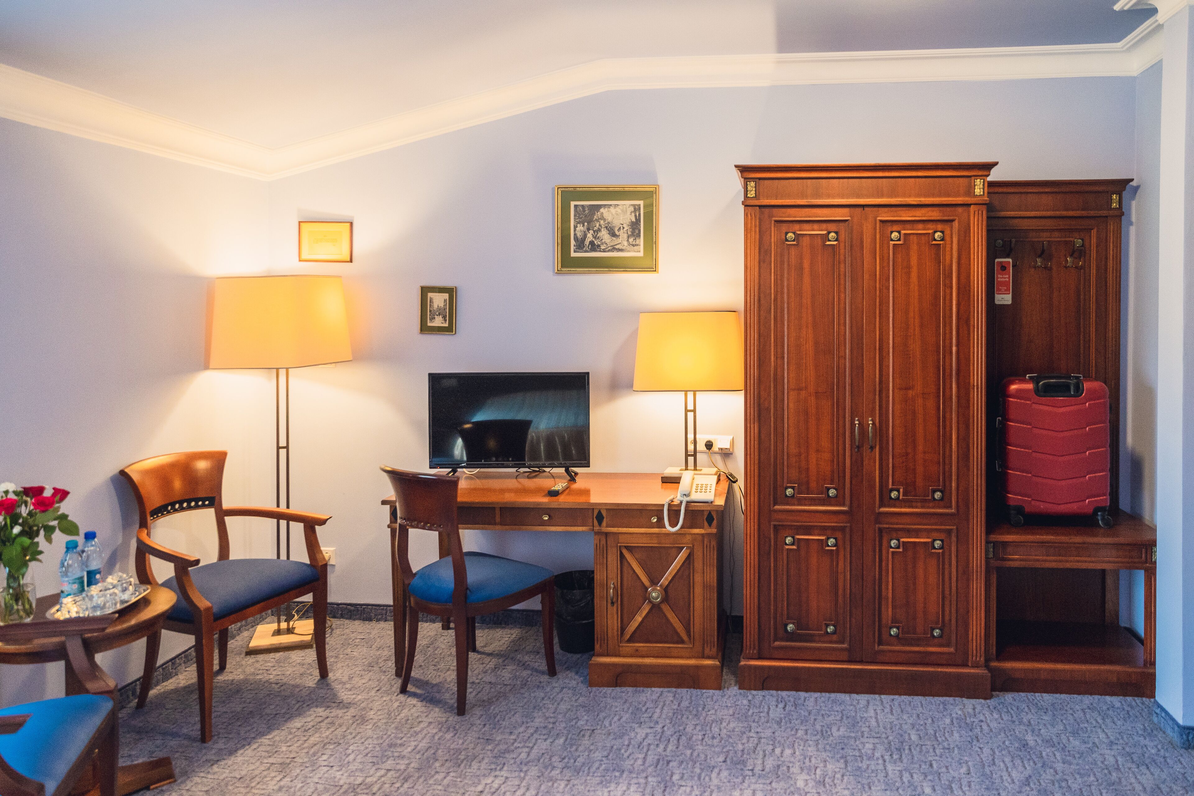 premium bedding, in-room safe, desk, iron/ironing board