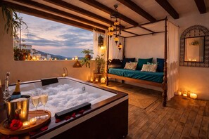 Habitación doble, terraza | Terraza o patio