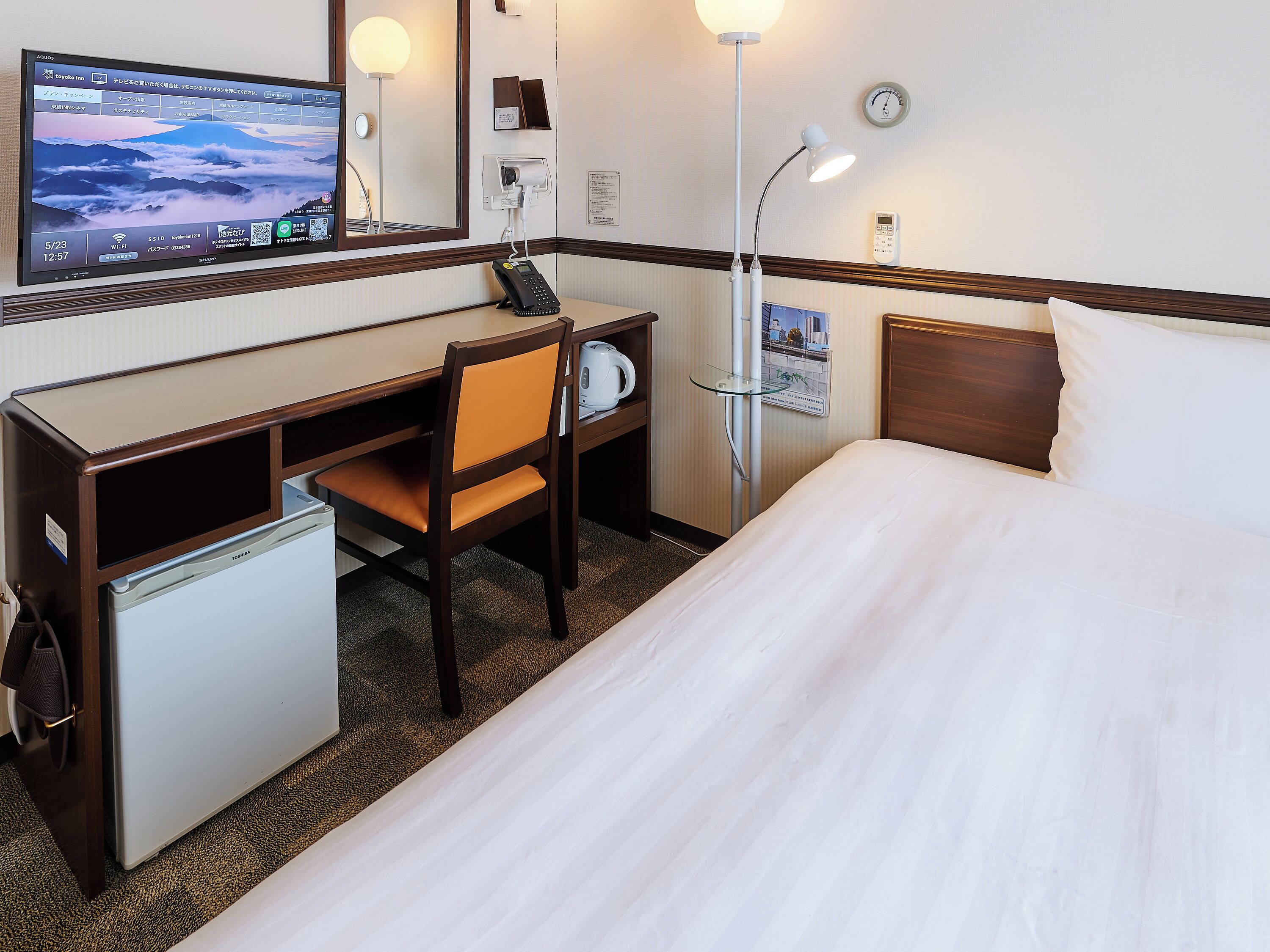 Desk, iron/ironing board, free WiFi, bed sheets