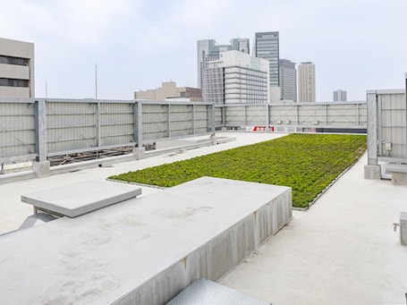Terrazza panoramica. Toyoko Inn Osaka Namba Nippombashi