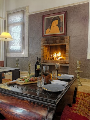 Sala de estar en el lobby