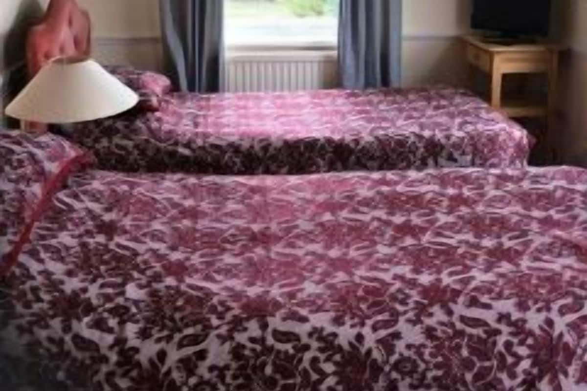 Habitación con 2 camas individuales | Ropa de cama de alta calidad, tabla de planchar con plancha, wifi gratis