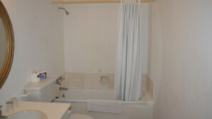 Room, Balcony, Ocean View | Bathroom | Shower, free toiletries, towels - Salt Ash Hotel (St. Lawrence Gap)