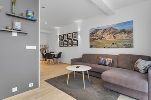 Apartment, 1 Bedroom, Balcony | Living area - City Comfort Apartments (Reykjavik)