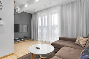 Apartment, 2 Bedrooms, Balcony | Living area