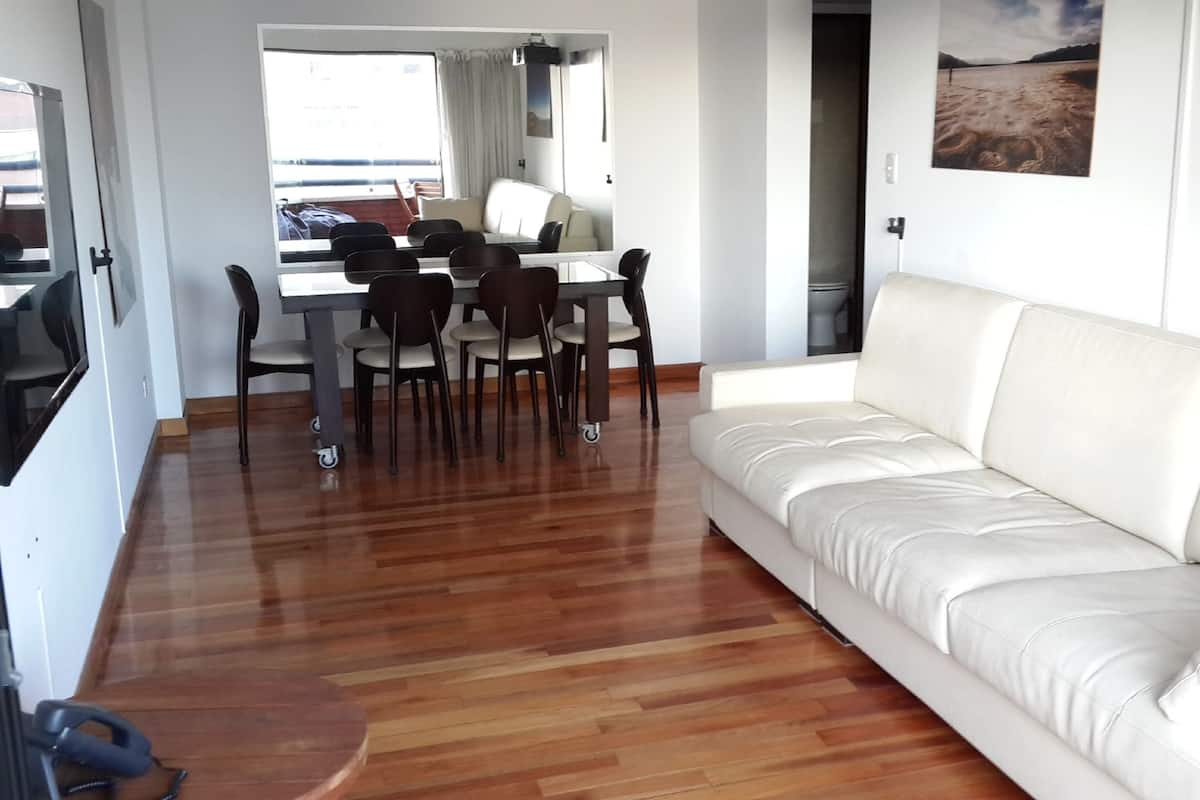 Deluxe Apartment, 2 Bedrooms, 2 Bathrooms, City View | Living area | 32-inch LCD TV with cable channels, TV, DVD player