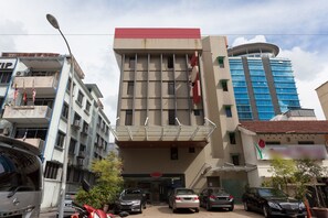 Façana frontal de l'allotjament