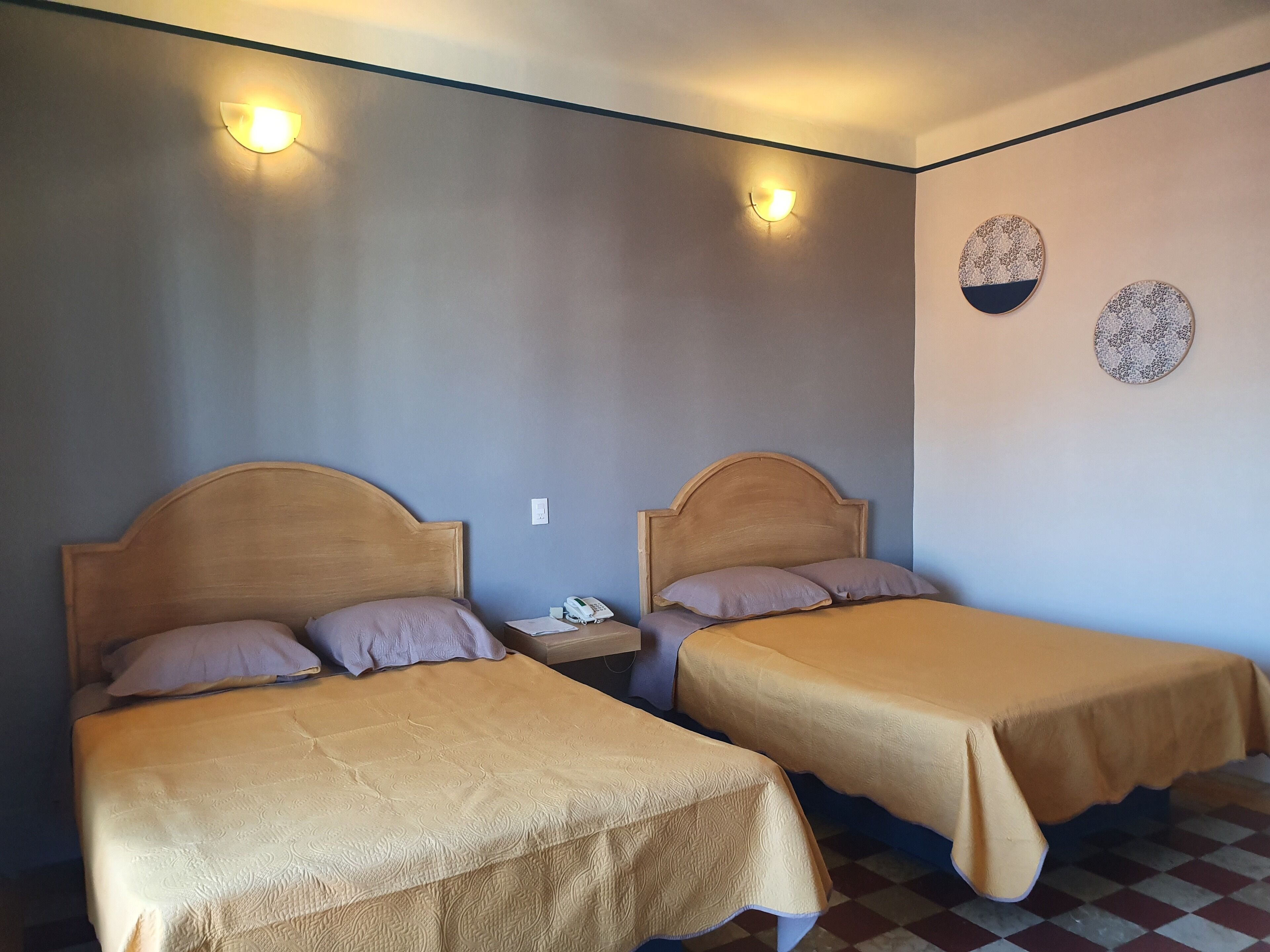 standard double room, 2 queen beds | 1 bedroom, individually decorated, individually furnished, desk