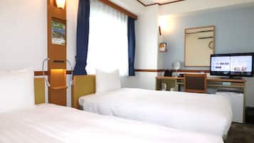 Escritorio, wifi gratis, ropa de cama