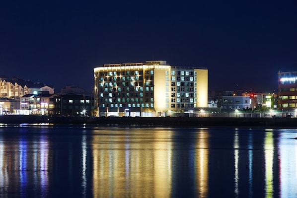 Front of property – evening/night
